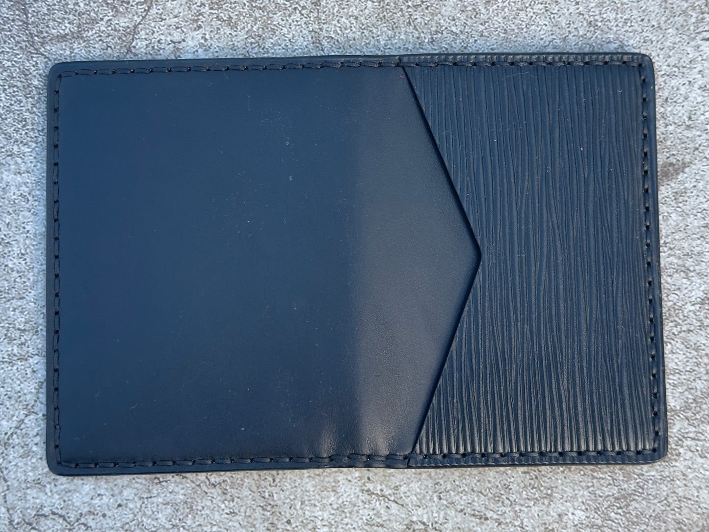 Pocket Organizer 9 Pocket Bifold Wallet | Black Epi | RFID Protected