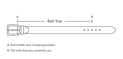 Buck Brown Bridle Belt 1.5" (Western)