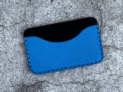 The "Minimalist" Card Holder Epsom | Sky Blue |