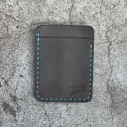 The "Clip" Card Holder & Money Clip Horween | Grey |