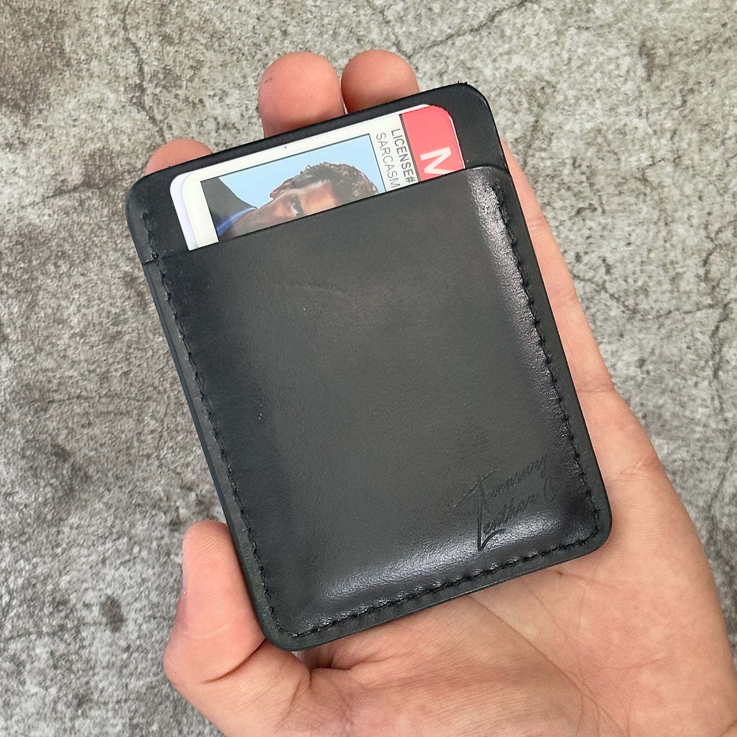 The "Clip" Card Holder & Money Clip | Green Black |