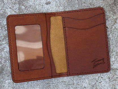 The "Classic" 5 Pocket ID Bifold  | Brown | Card & Cash Holder