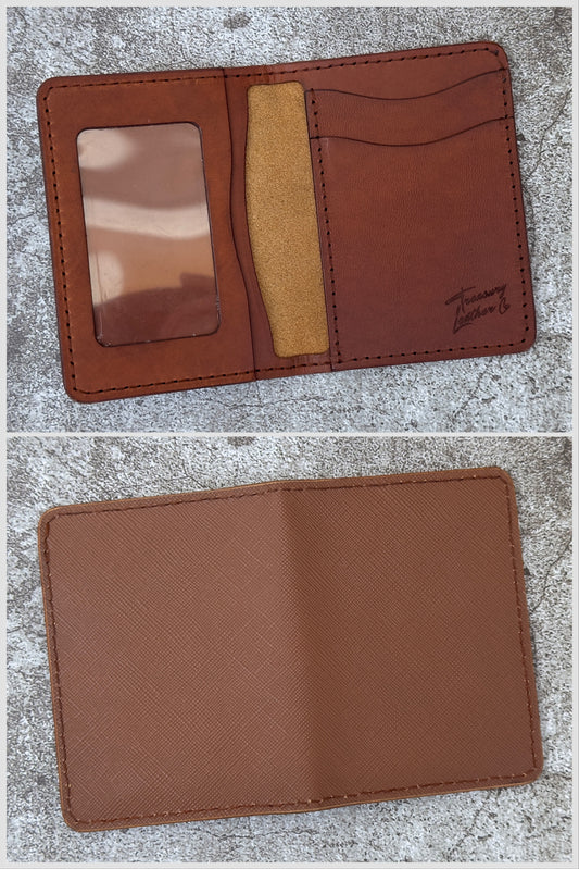 The "Classic" 5 Pocket ID Bifold  | Brown | Card & Cash Holder