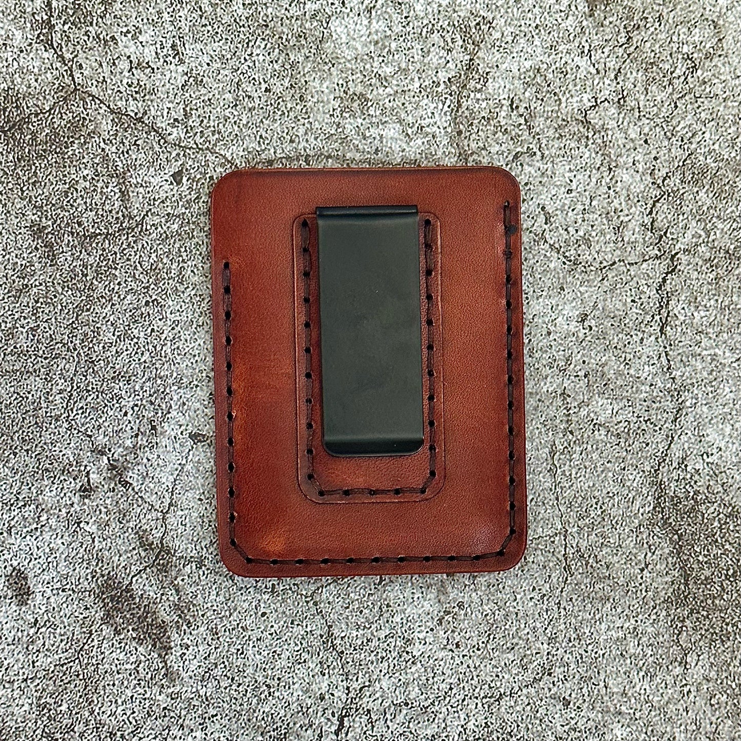 The "Clip" Card Holder & Money Clip Horween Dublin | Brown |