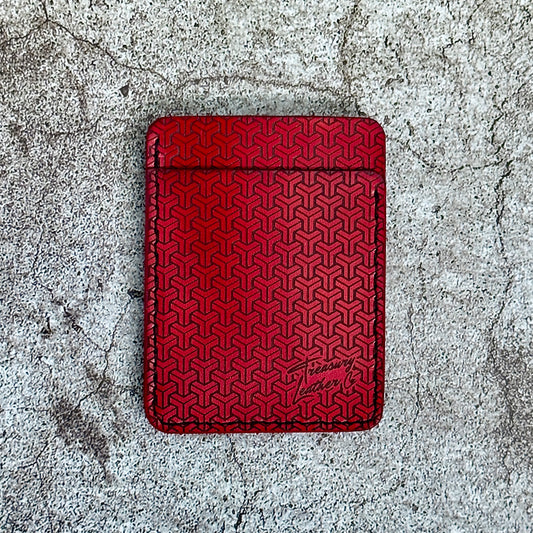 The "Clip" Card Holder & Money Clip Y-ogard | Red |